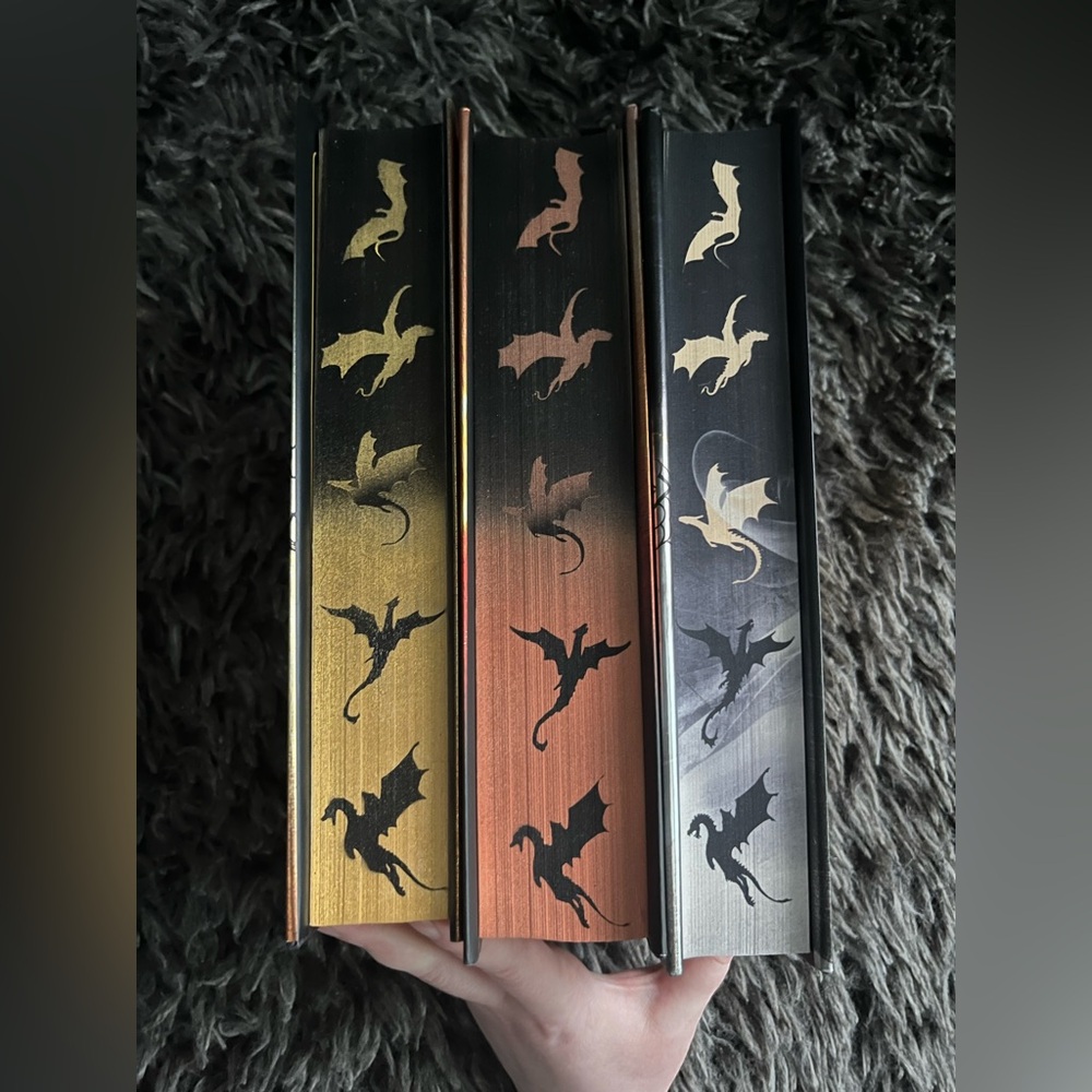 Fourth Wing/Iron Flame/Onyx Storm by Rebecca Yarros - Hardcover Books